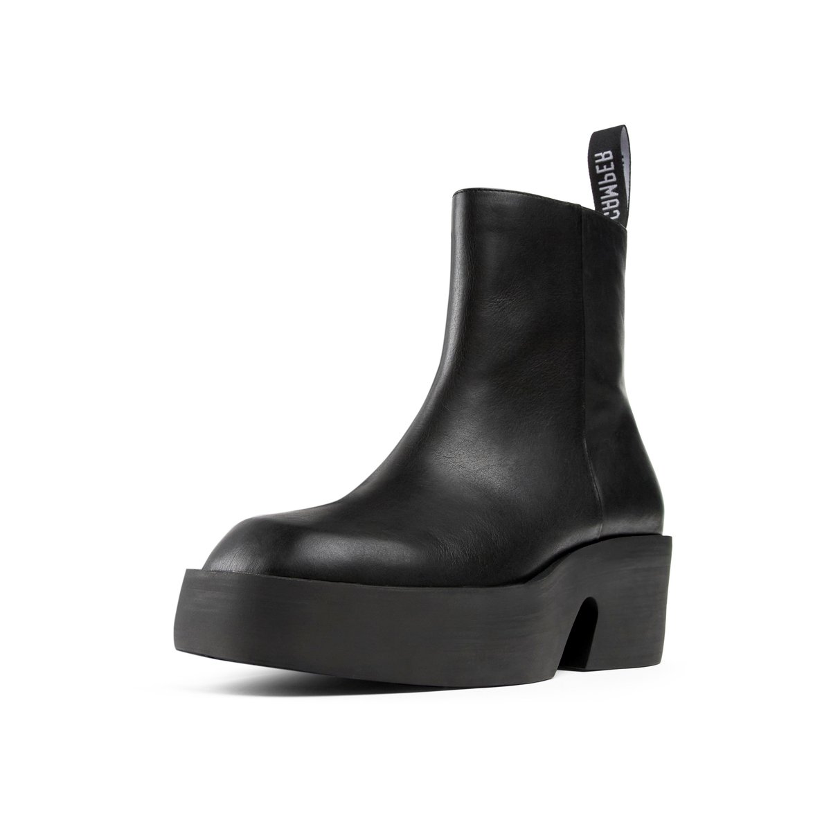Bottines Billie cuir noir, CAMPER