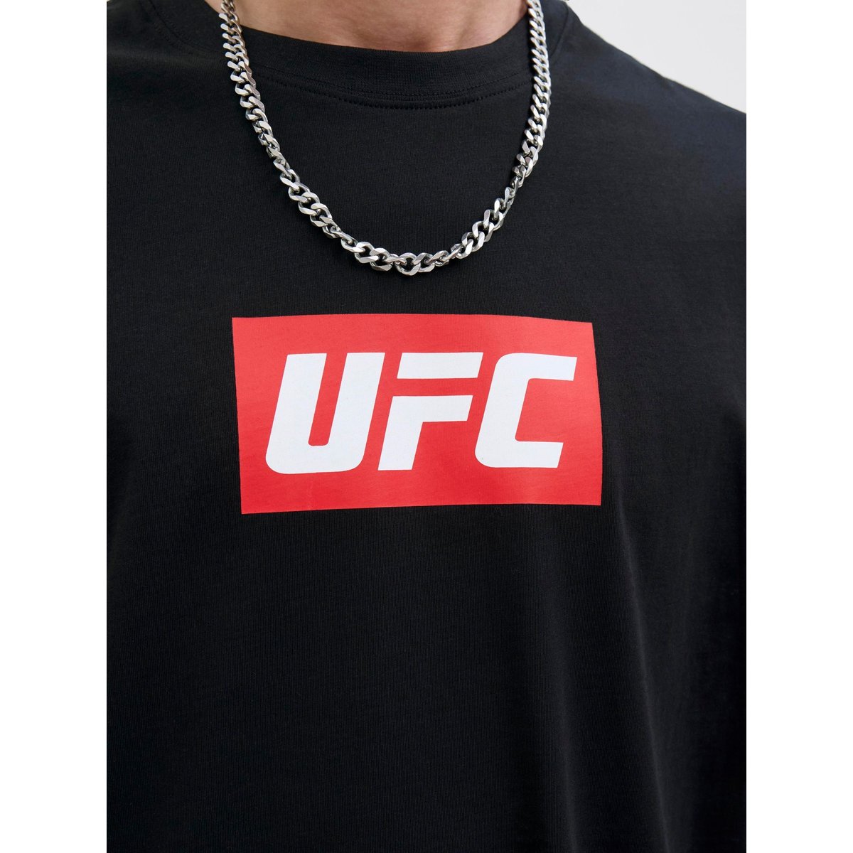 T-Shirt noire - black, JACK & JONES