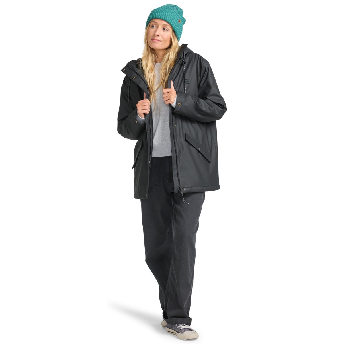 Imperméable UNDER THE RAIN noir black pebble, BILLABONG