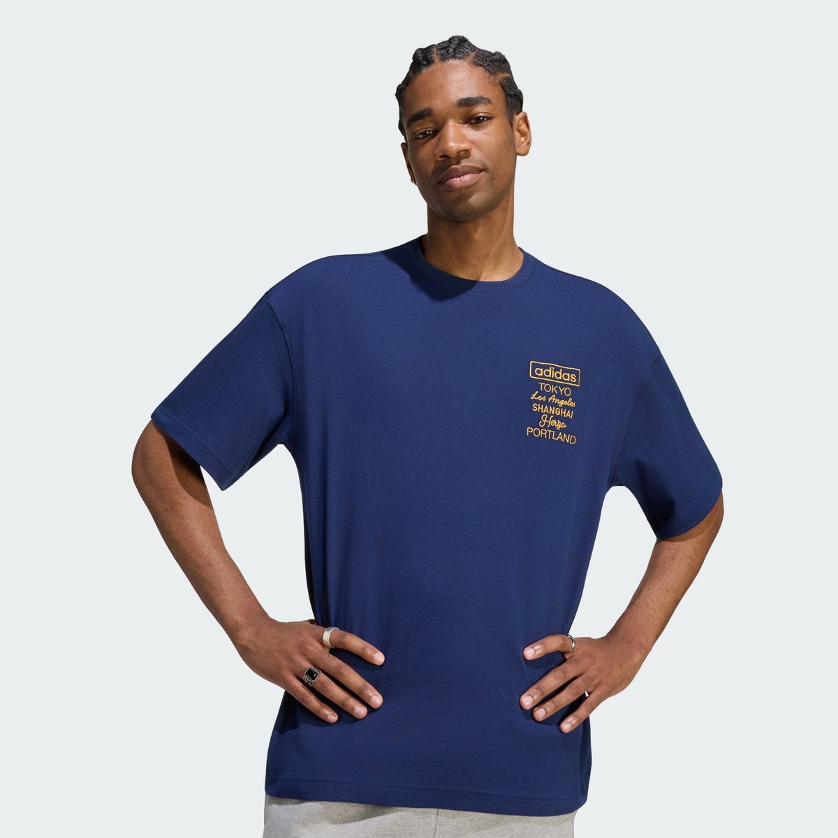 T-Shirt Golden Cities night indigo, adidas Originals