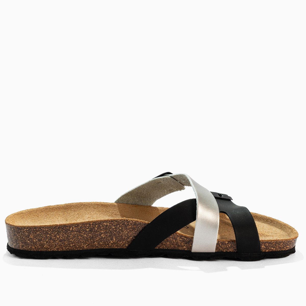 Sandales CLEO noir melange, BAYTON