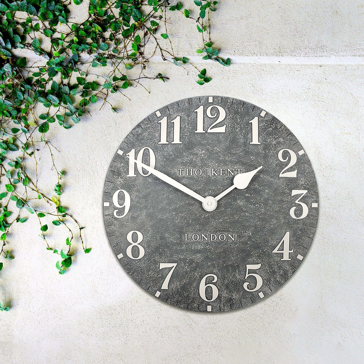 Arabic Outdoor 20" Large Wall Clock cement, THOMAS KENT