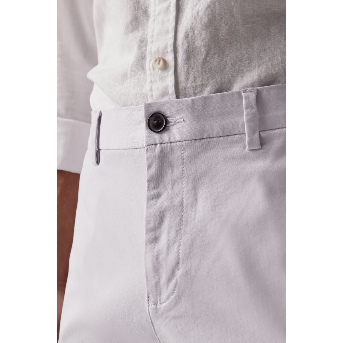 Short chino stretch coupe droite violet lilas, NEXT