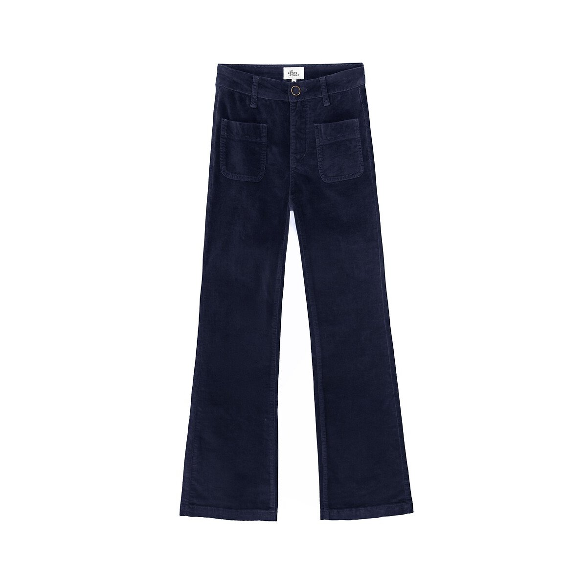Bootcut-Hose SONNY, Leopardenuster marine, LA PETITE ETOILE