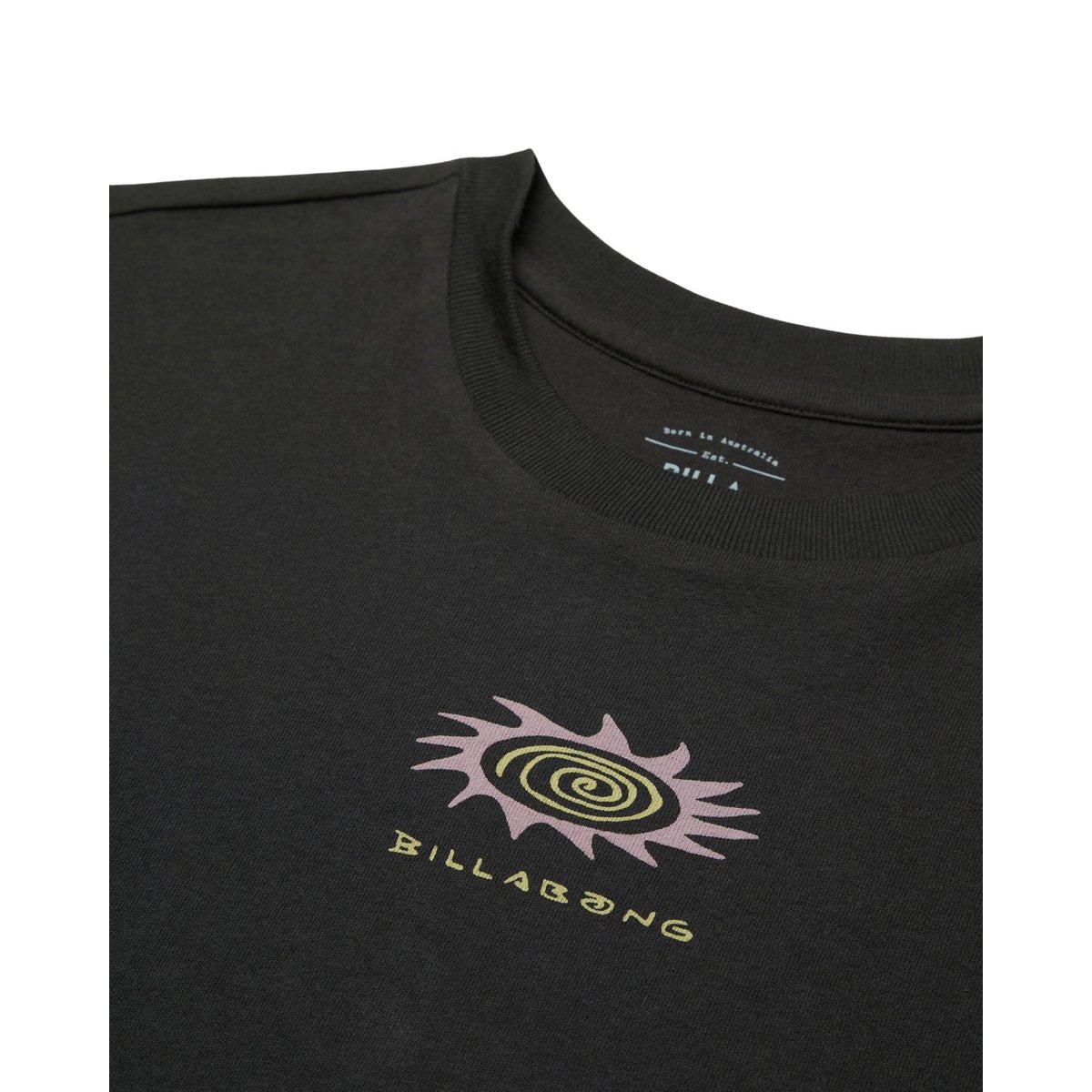 T shirt manches courtes A/DIV EDGY TOM noir black sands, BILLABONG