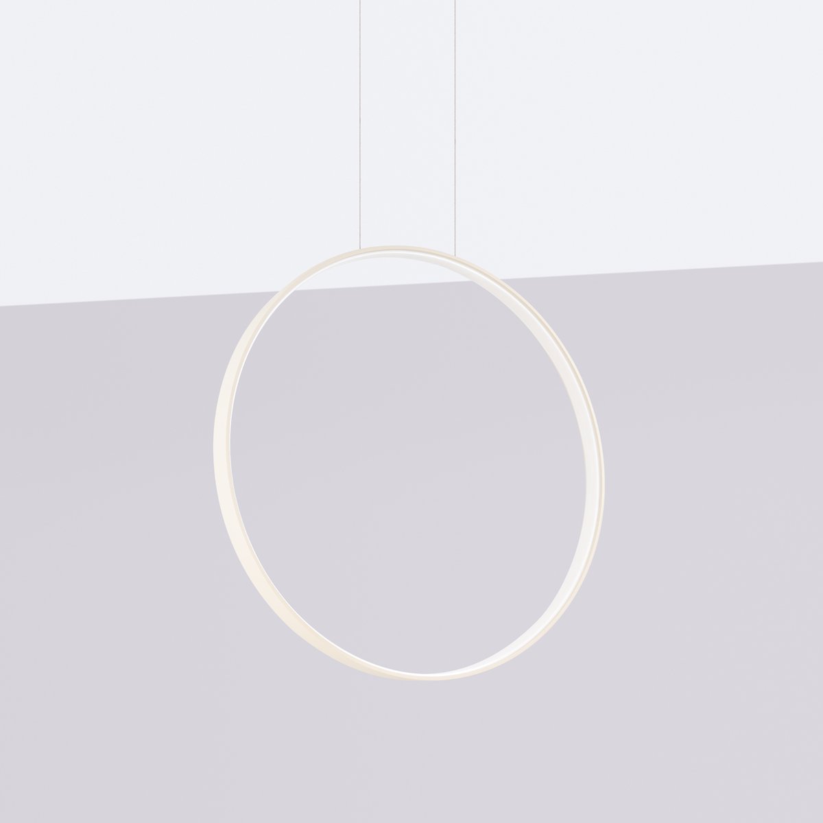 Suspension Aluminium Beige LED 1 Rio beige, EDEN