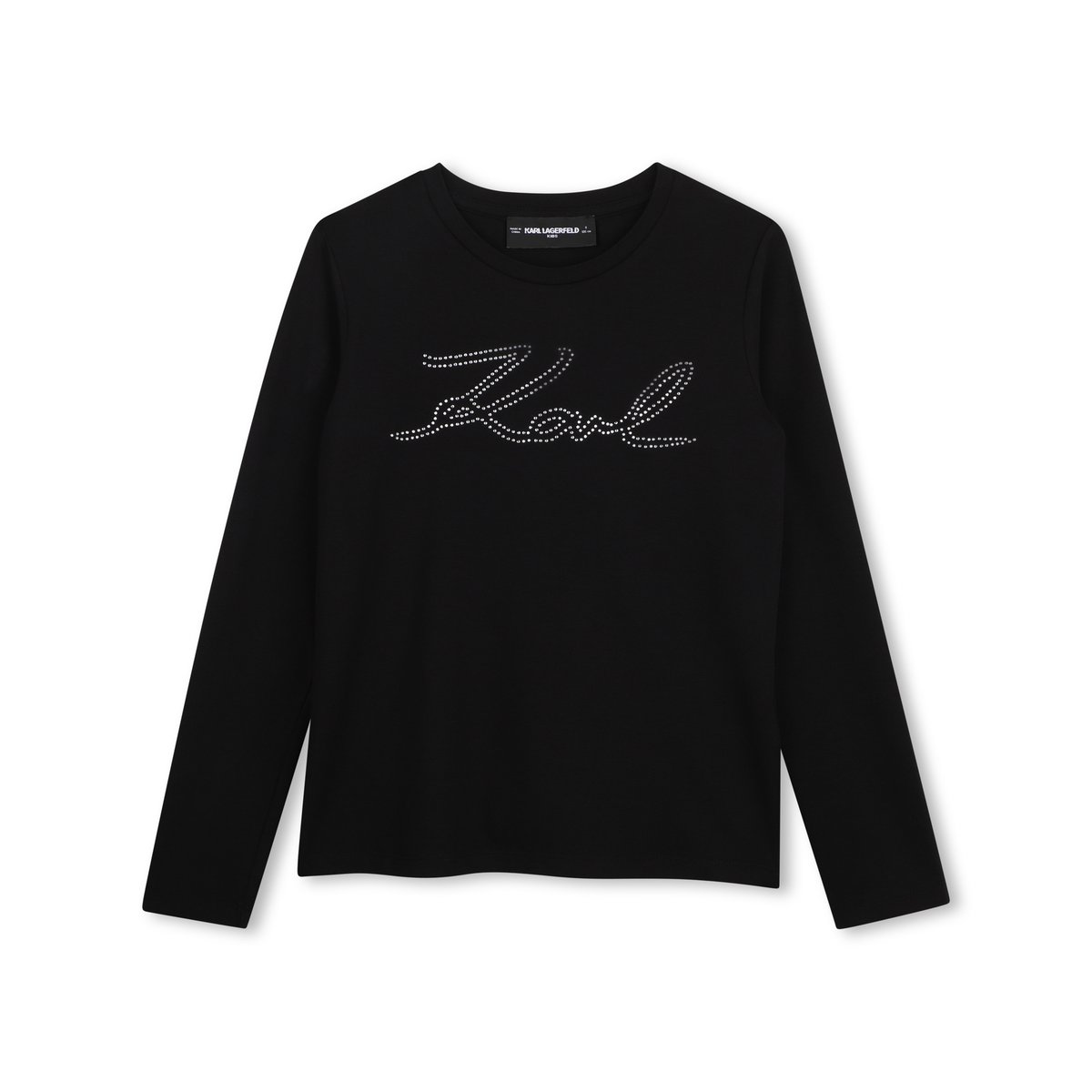 T-shirts à manches longues black, KARL LAGERFELD KIDS