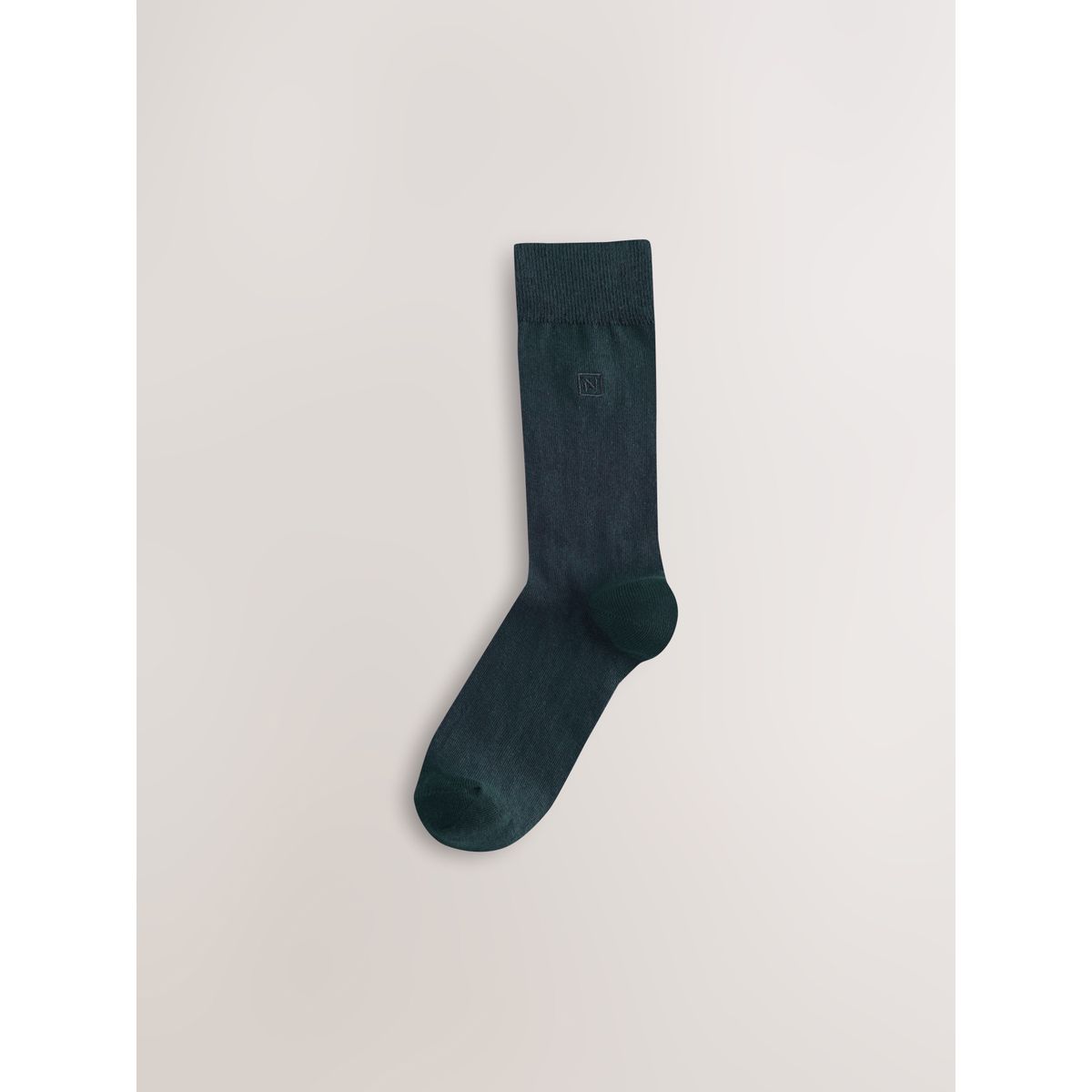 Chaussettes fraîcheur brodées bleu/gris/vert, NEXT