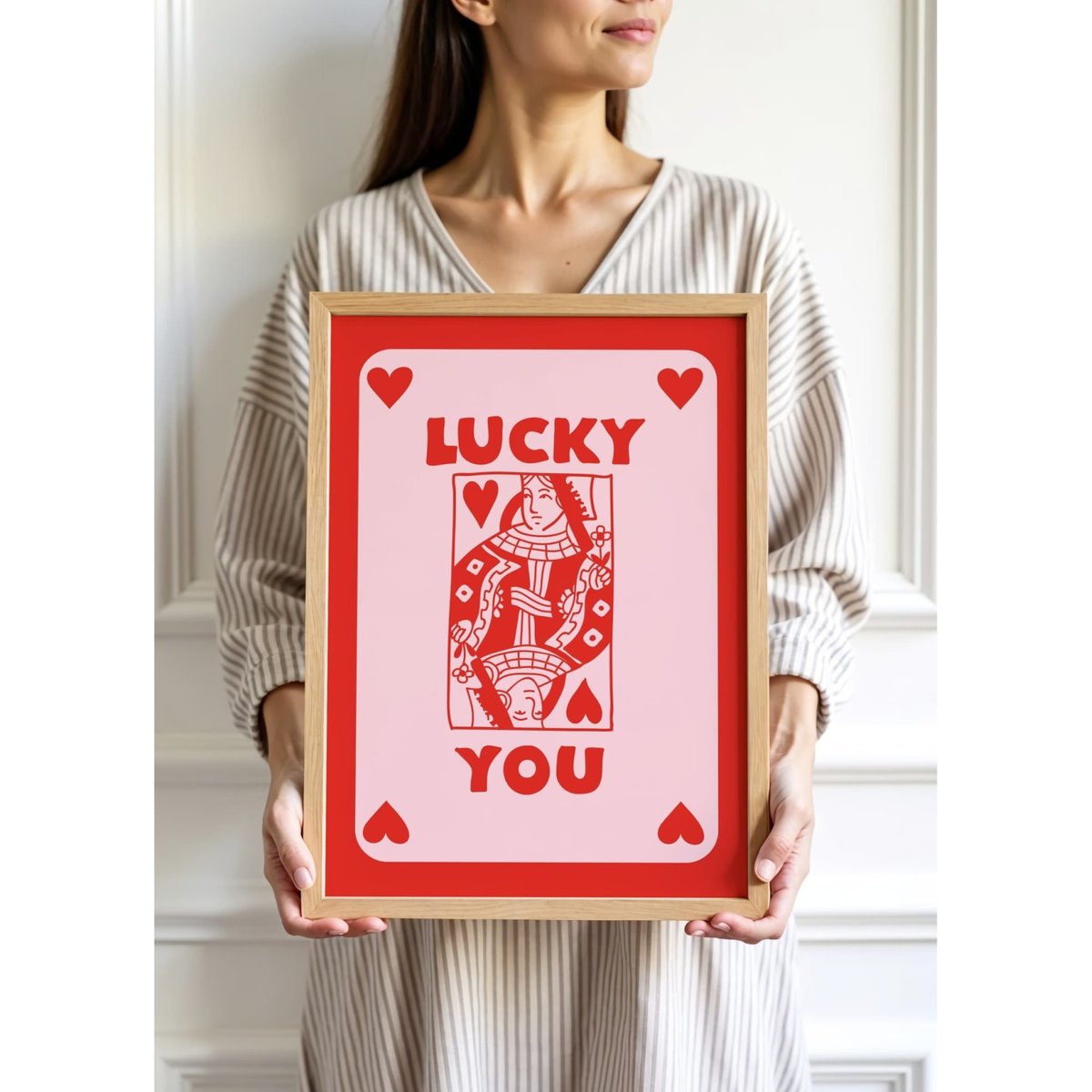 Affiche Lucky You blanc, L'AFFICHERIE