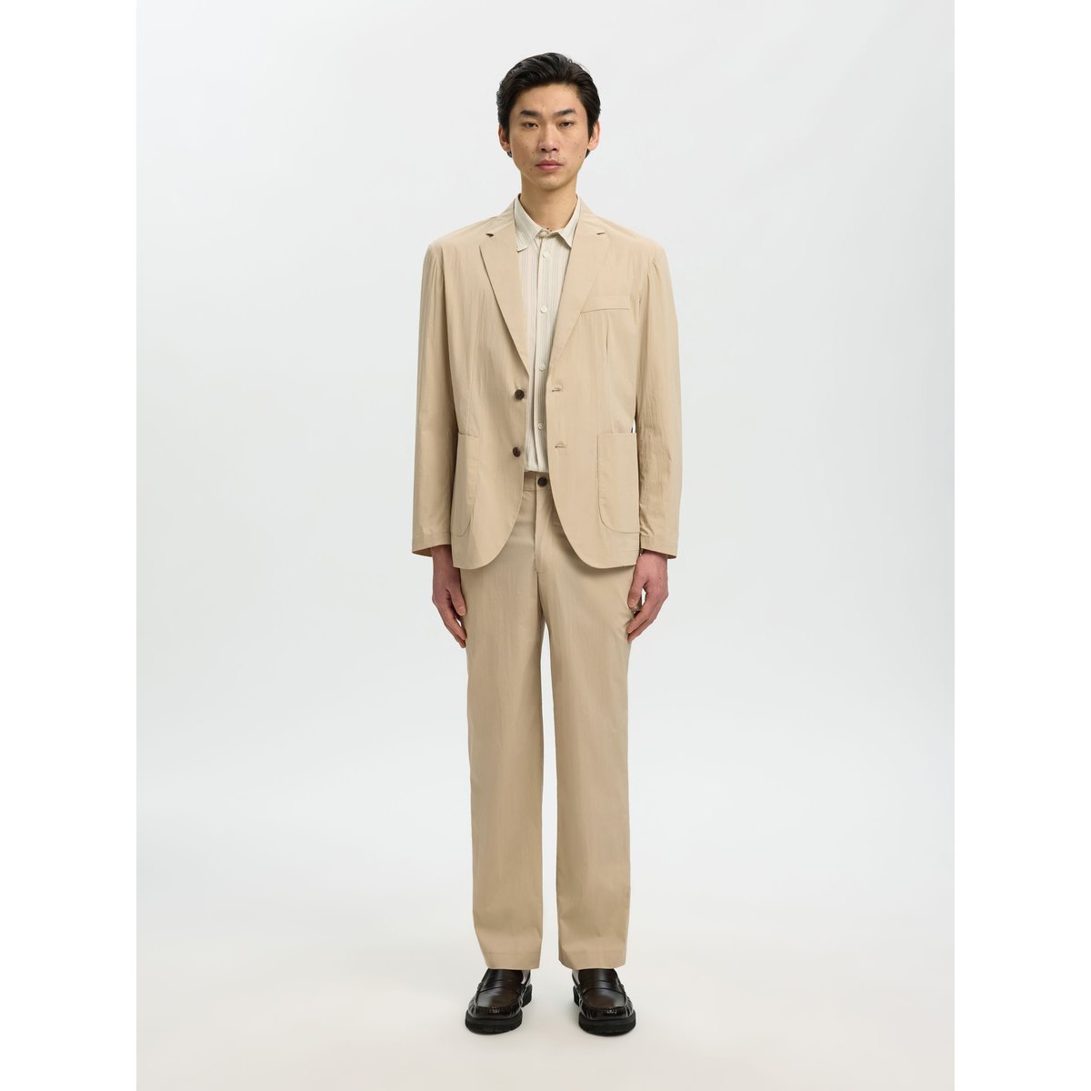 Blazer gris - white pepper1, SELECTED