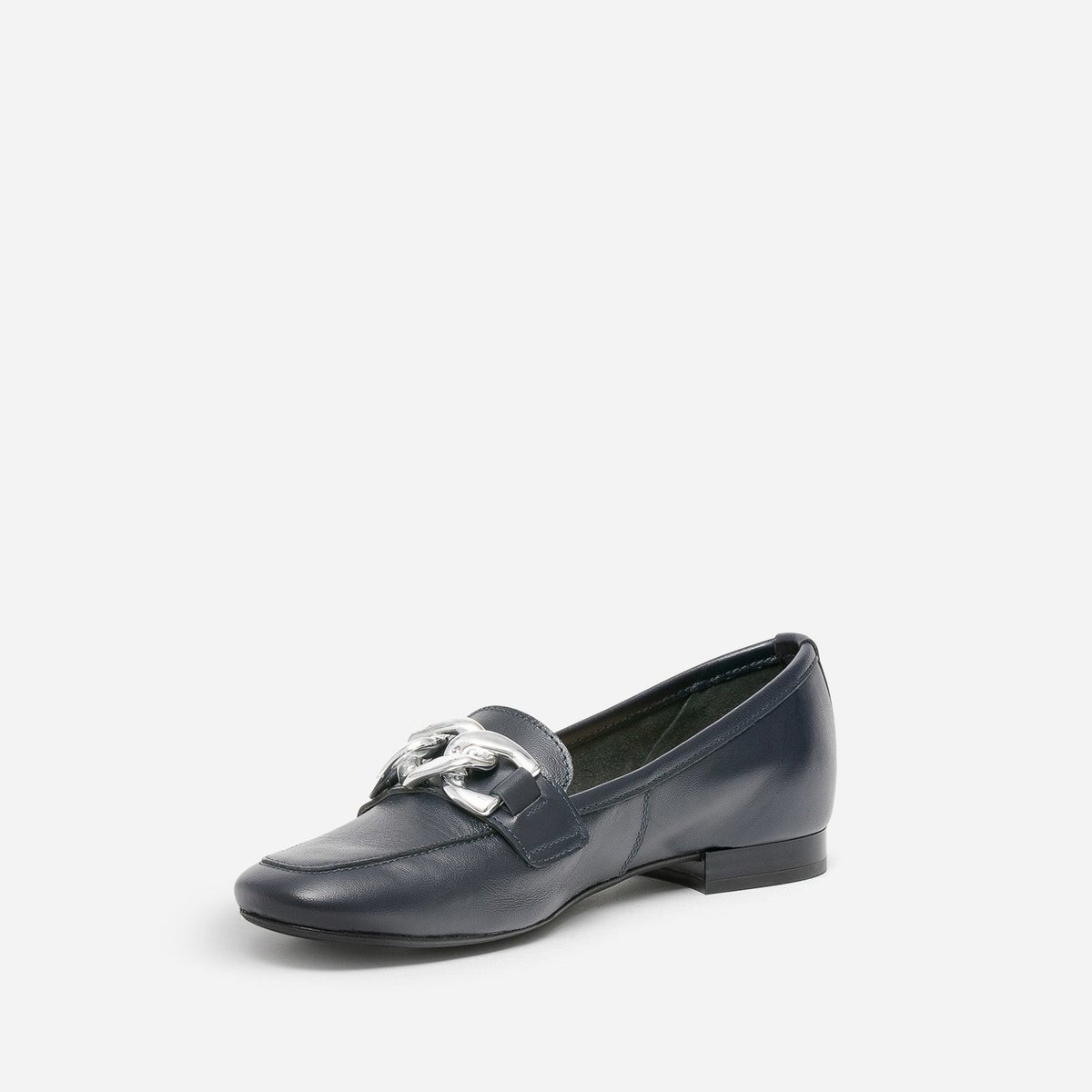 Mocassin en cuir FOGONY bleu fonce, ERAM