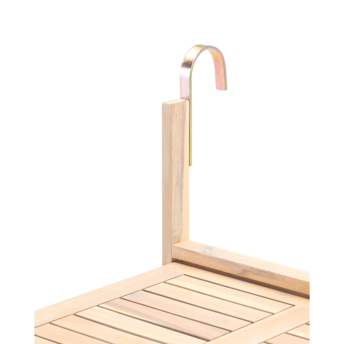 Salon de jardin, 2 chaises, JAVA L. & SERENA bois clair, DEFORA HOME