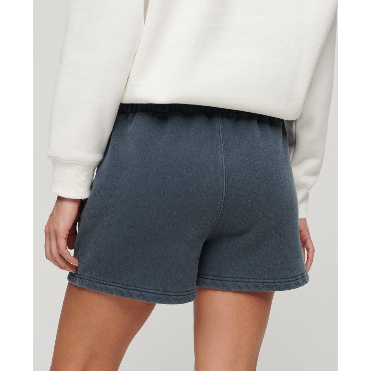 Short de survêtement délavé Vintage bleu marine éclipse, SUPERDRY
