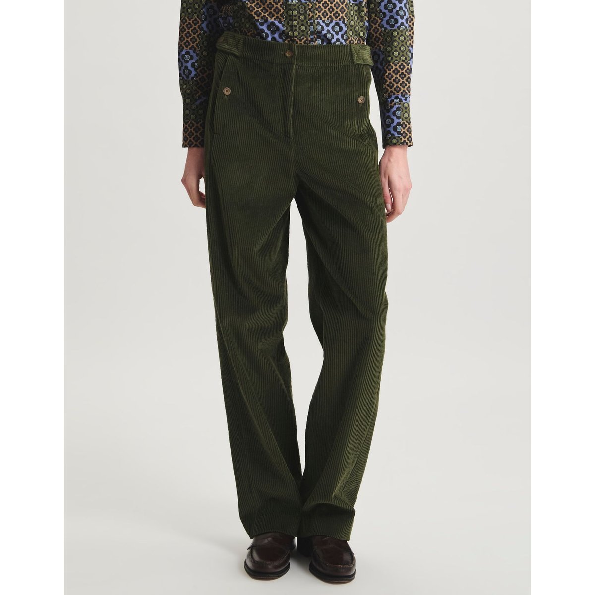 Pantalon Piotr vert, INES DE LA FRESSANGE PARIS