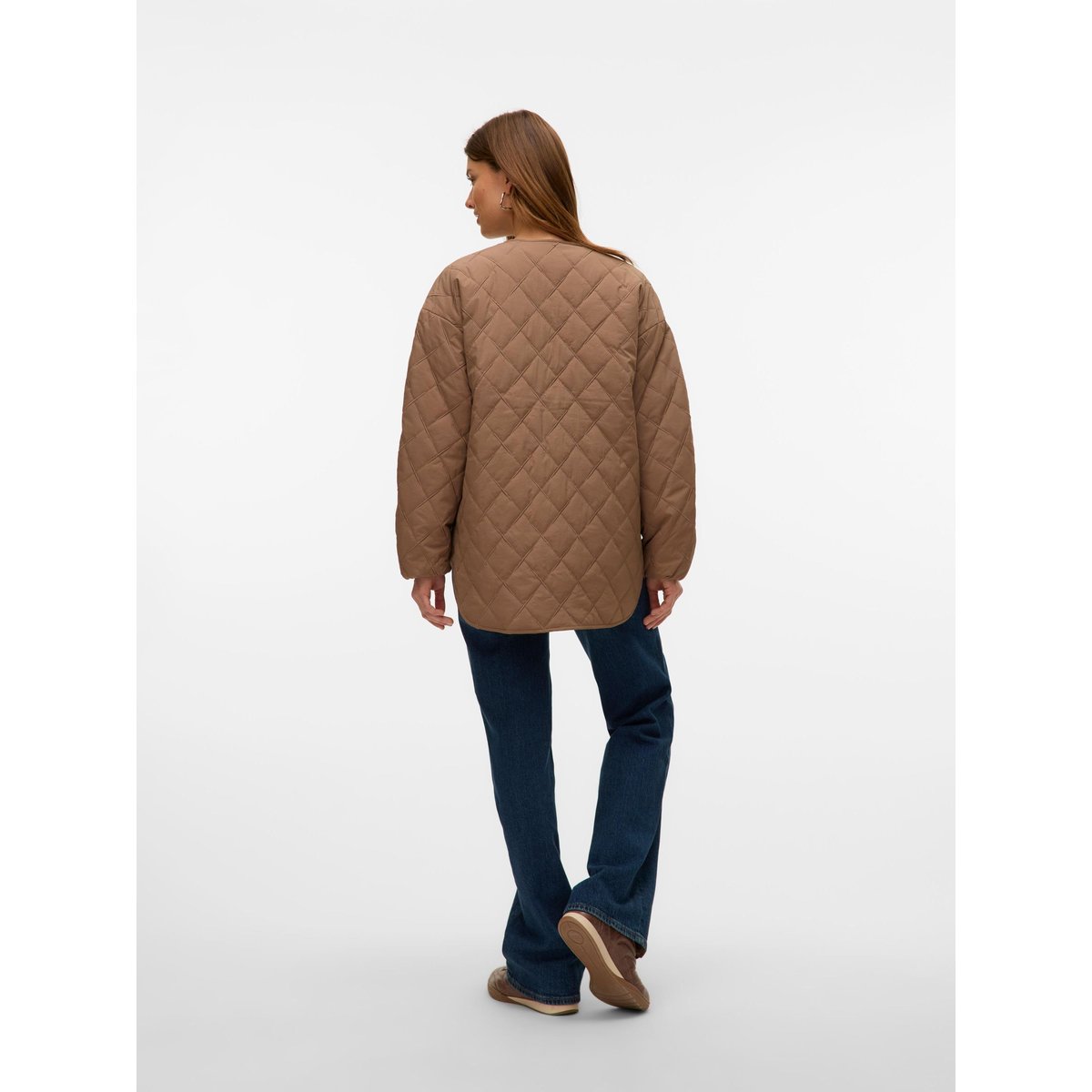 Veste Matelassée marron - caribou 1, VERO MODA
