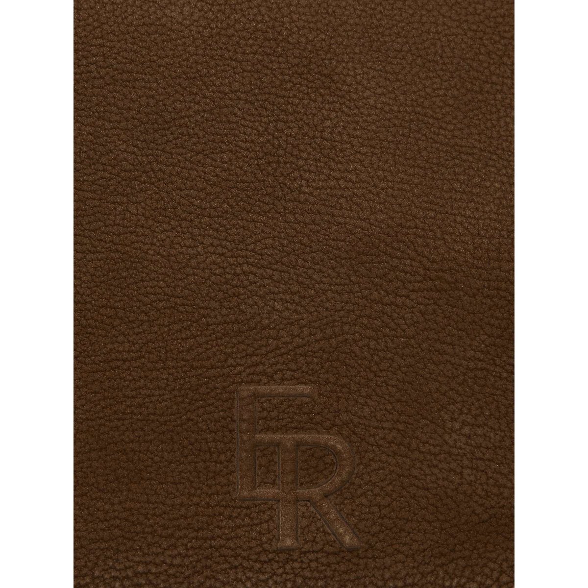 Sac bandoulière Cavalier nubuck cuir chocolat, ETRIER