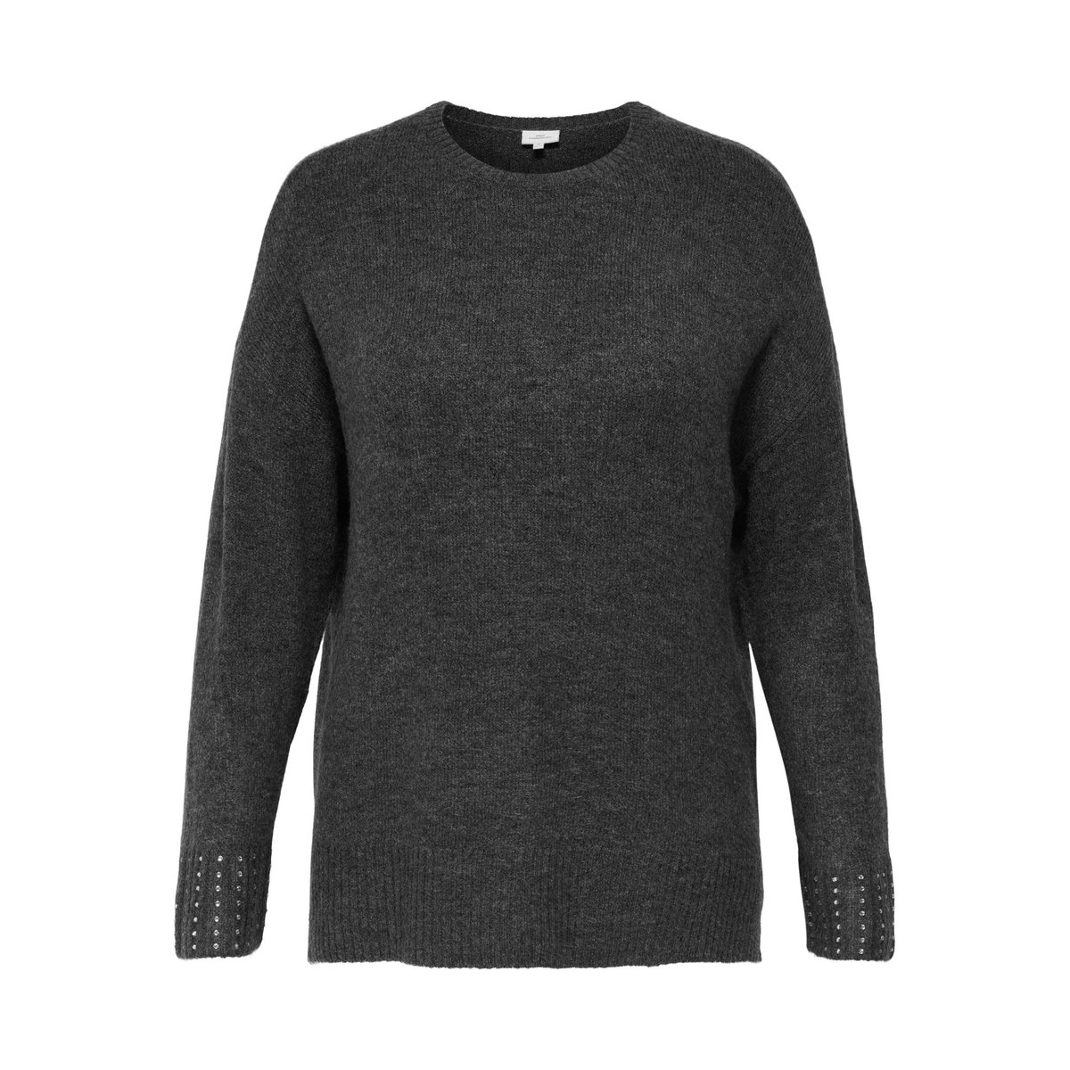 Pull En Maille dark grey melange, ONLY CARMAKOMA