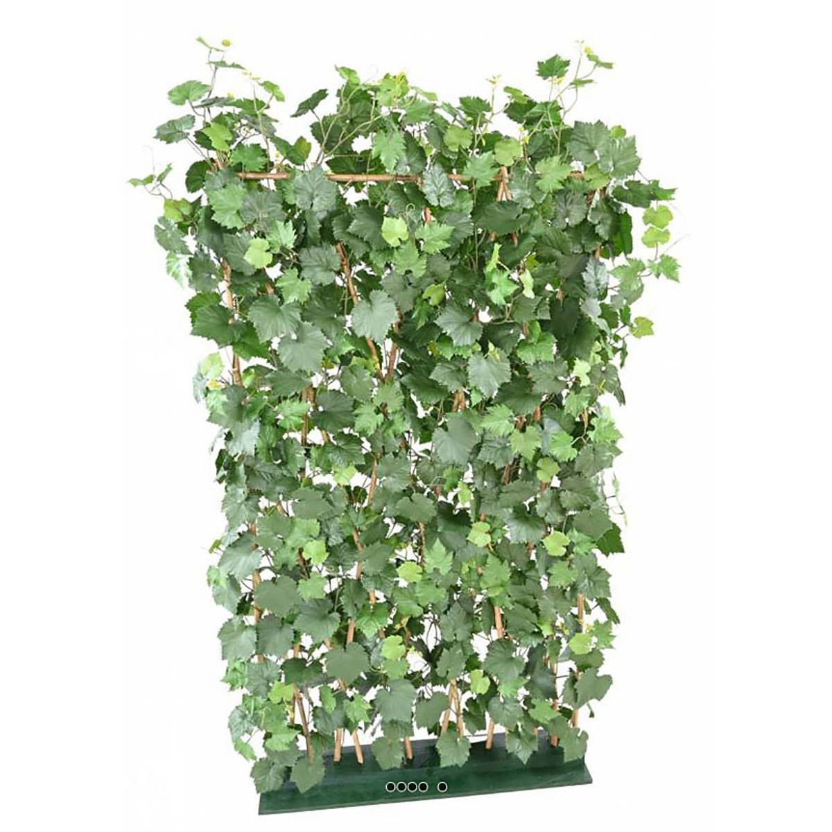 Haie de vigne artificielle sur socle pour ext vert, ARTIFICIELLES