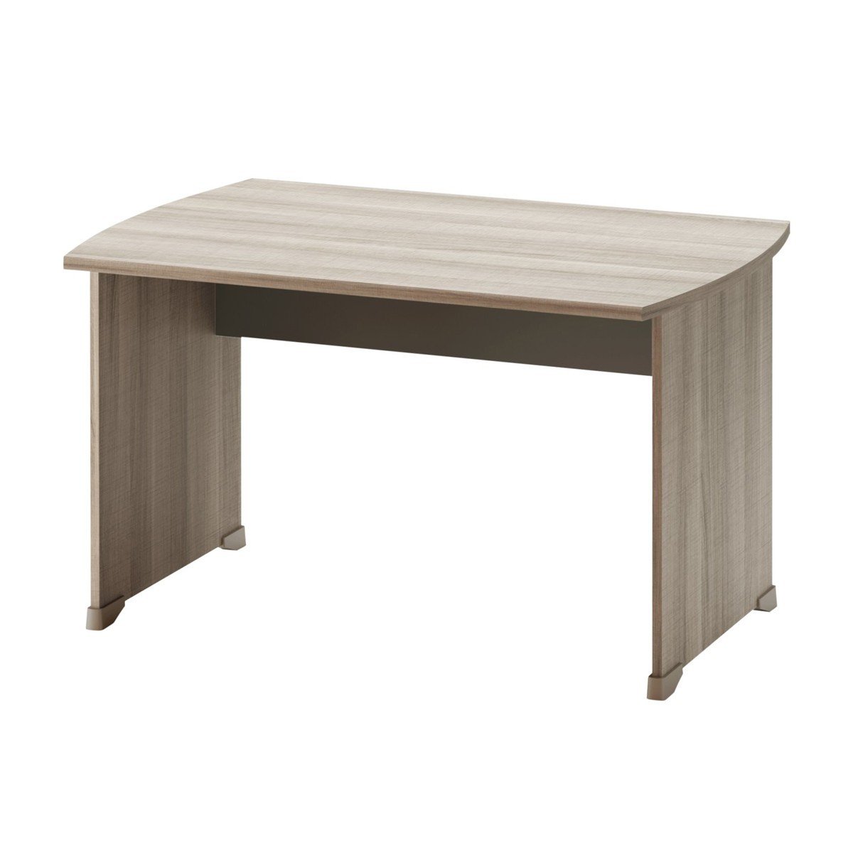 Table de bureau avec patins L140 cm - Fabrication Française bois clair, CALICOSY
