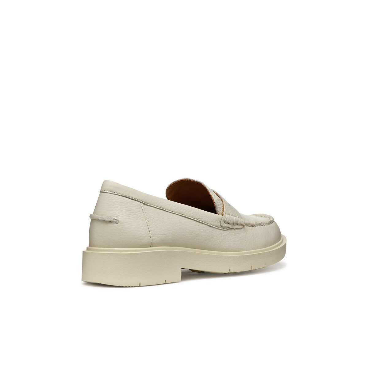 Spherica EC1 Leather Breathable Loafers beige, GEOX