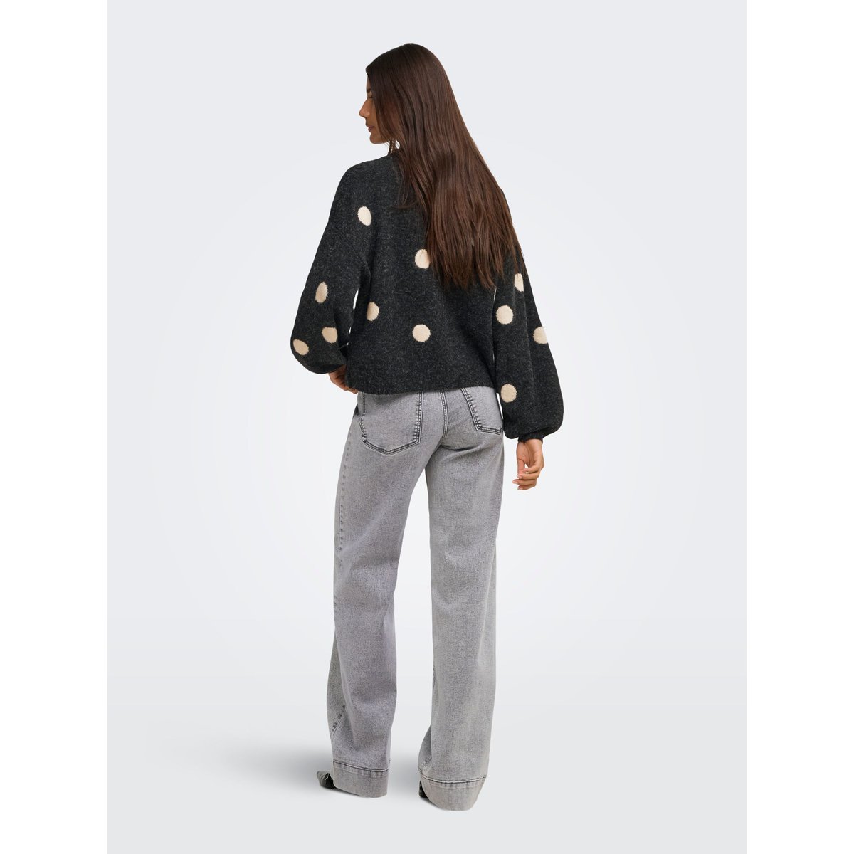 Pull En Maille dark grey melange, ONLY