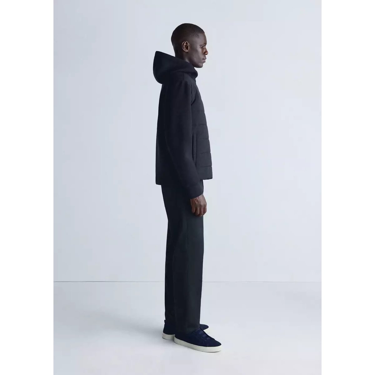 SWEATSHIRT SCUBPAD bleu marine, MANGO MAN