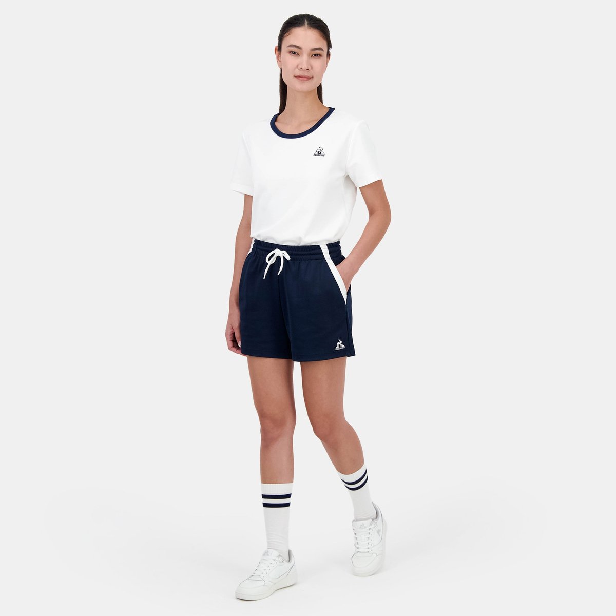 Short Héritage dark velvet, LE COQ SPORTIF
