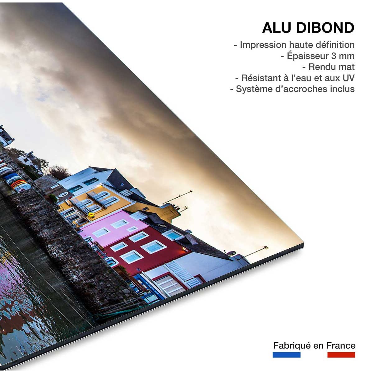 Tableau la ria de sauzon tableau alu dibond, HEXOA