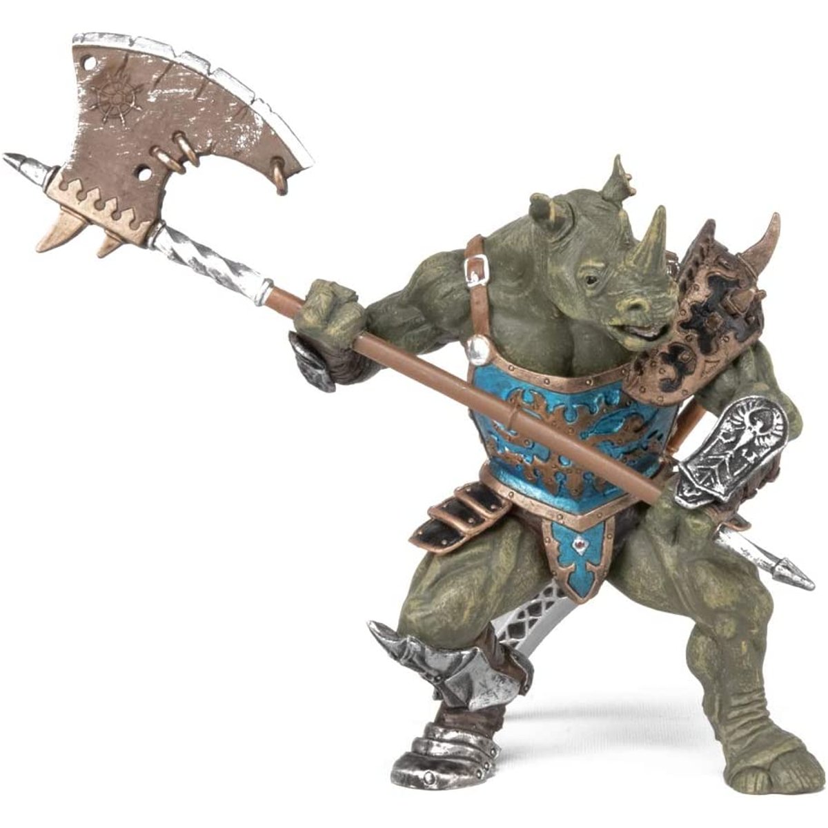 Figurine Mutant rhinocéros marron, PAPO
