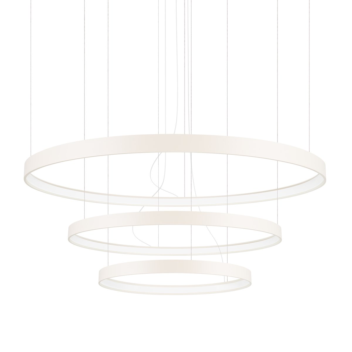 Lustre Aluminium Beige LED 3 Rio beige, EDEN