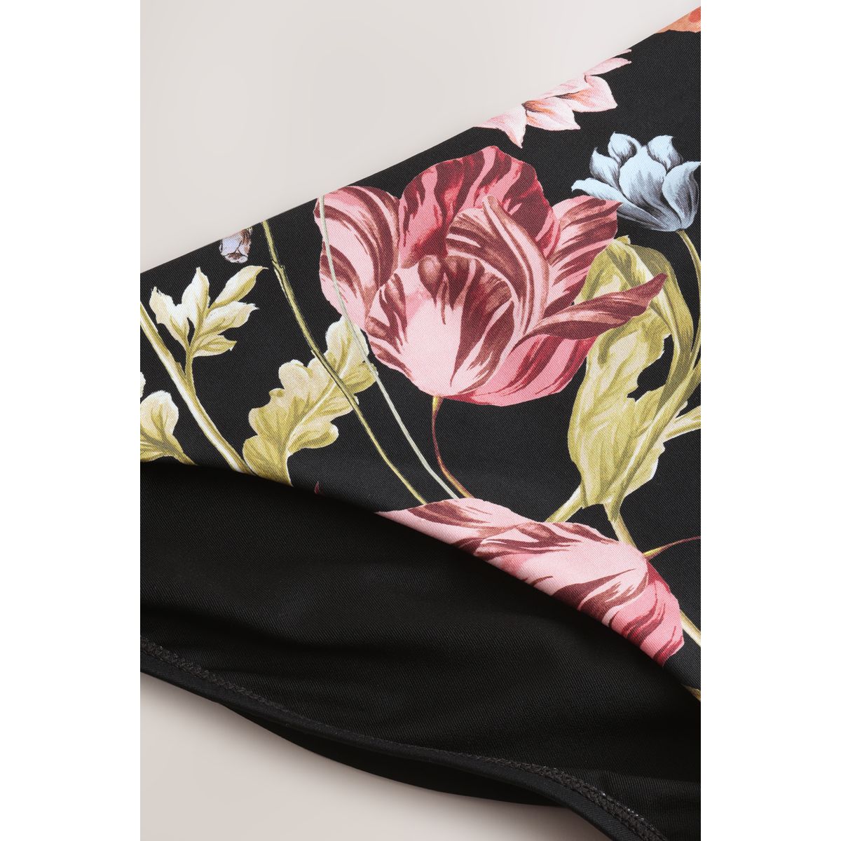 Bas de bikini imprimé fleuri - noir, NEXT