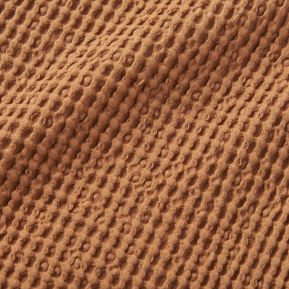 Jaipur Chunky Waffle Cotton Blanket Throw caramel , PINEAPPLE ELEPHANT