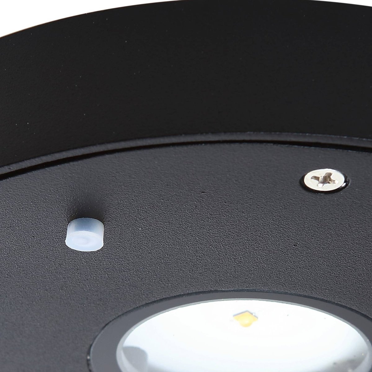 Lampe solaire extérieure en aluminiumLED noir, LUCANDE