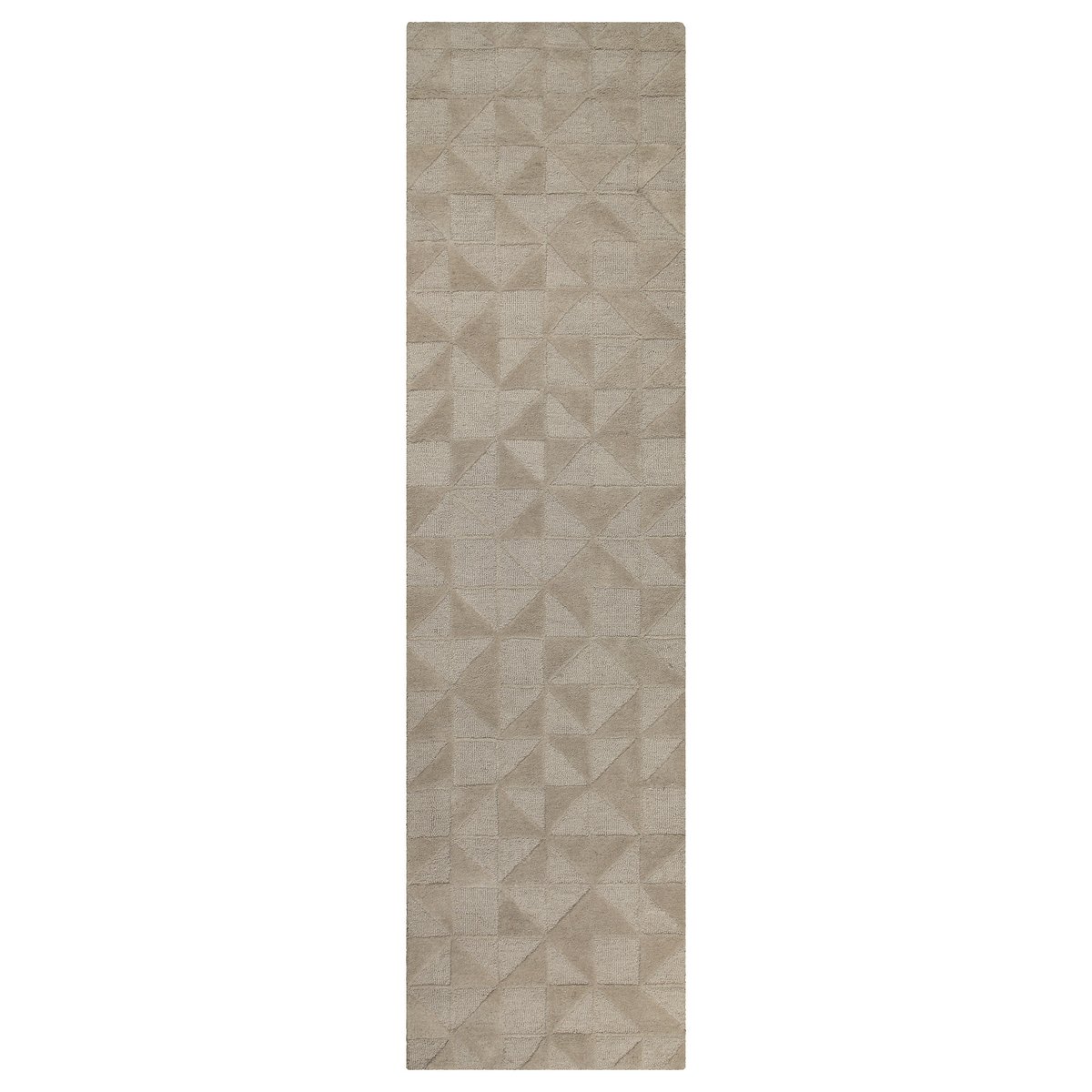 Tapis de couloir tufté main ,  HAMPTONS THIRTYSEVEN beige sable, WECON HOME