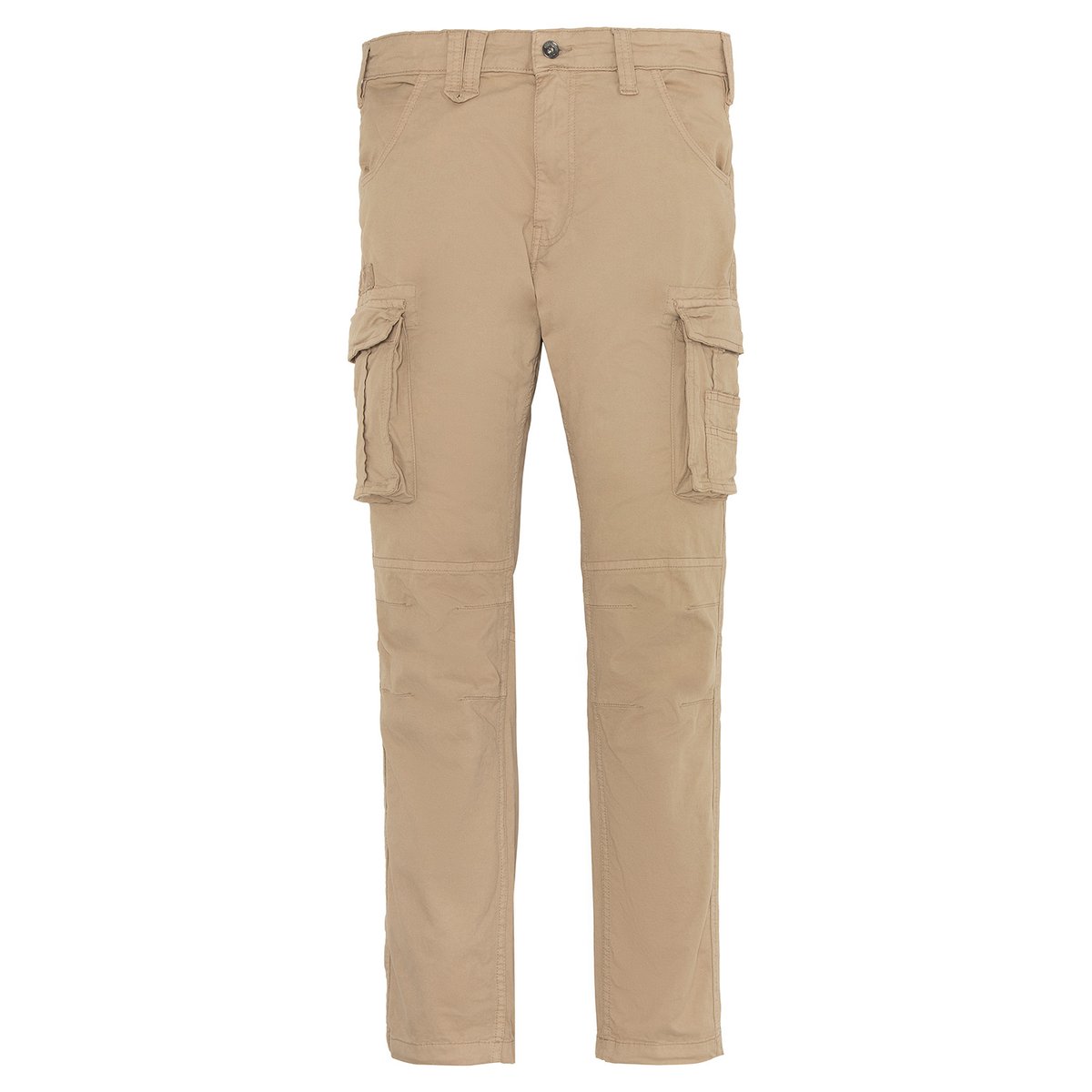 Pantalon cargo multipoches beige, SCHOTT