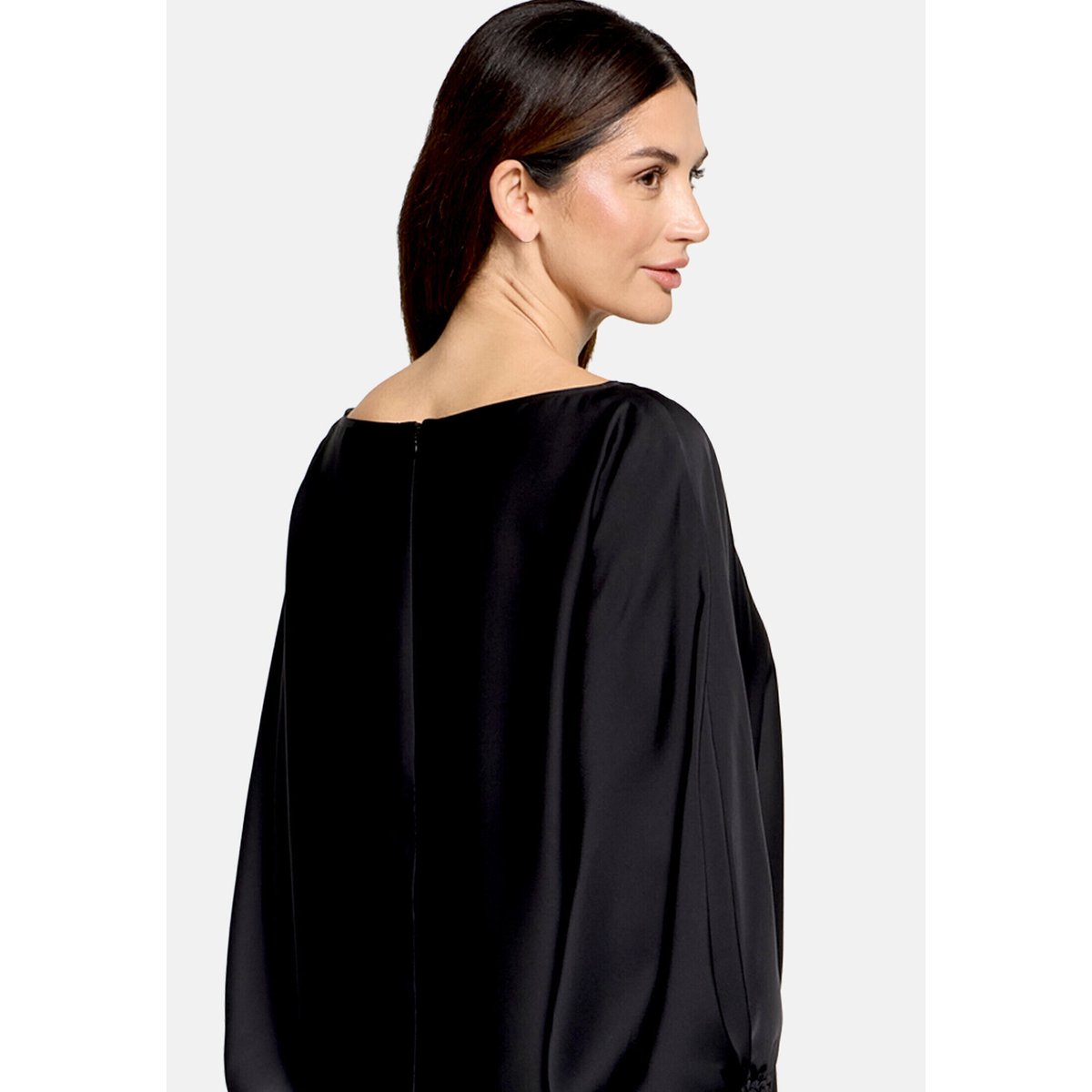 Robe longueur midi à manches longues noir, BETTY BARCLAY