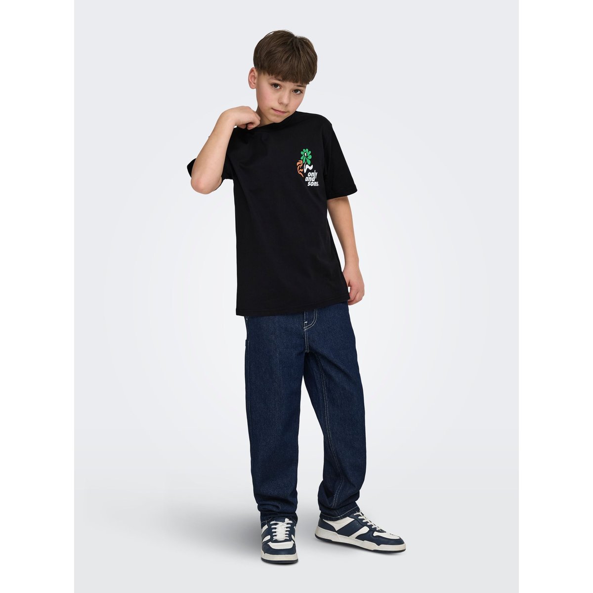 T-Shirt black 1, ONLY & SONS JUNIOR