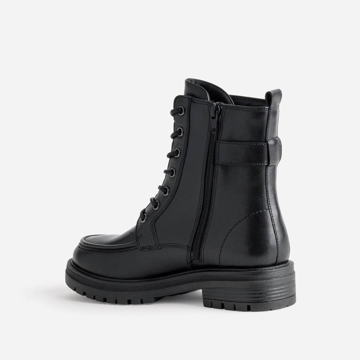Boots en cuir LENDAYA noir, TEXTO