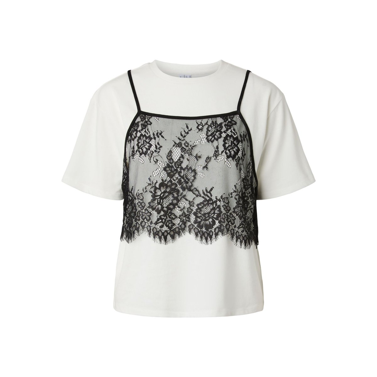 T-Shirt bright white, PIECES