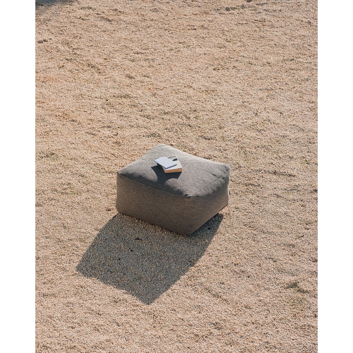 Pouf Keno Outdoor beige lait, NOO.MA