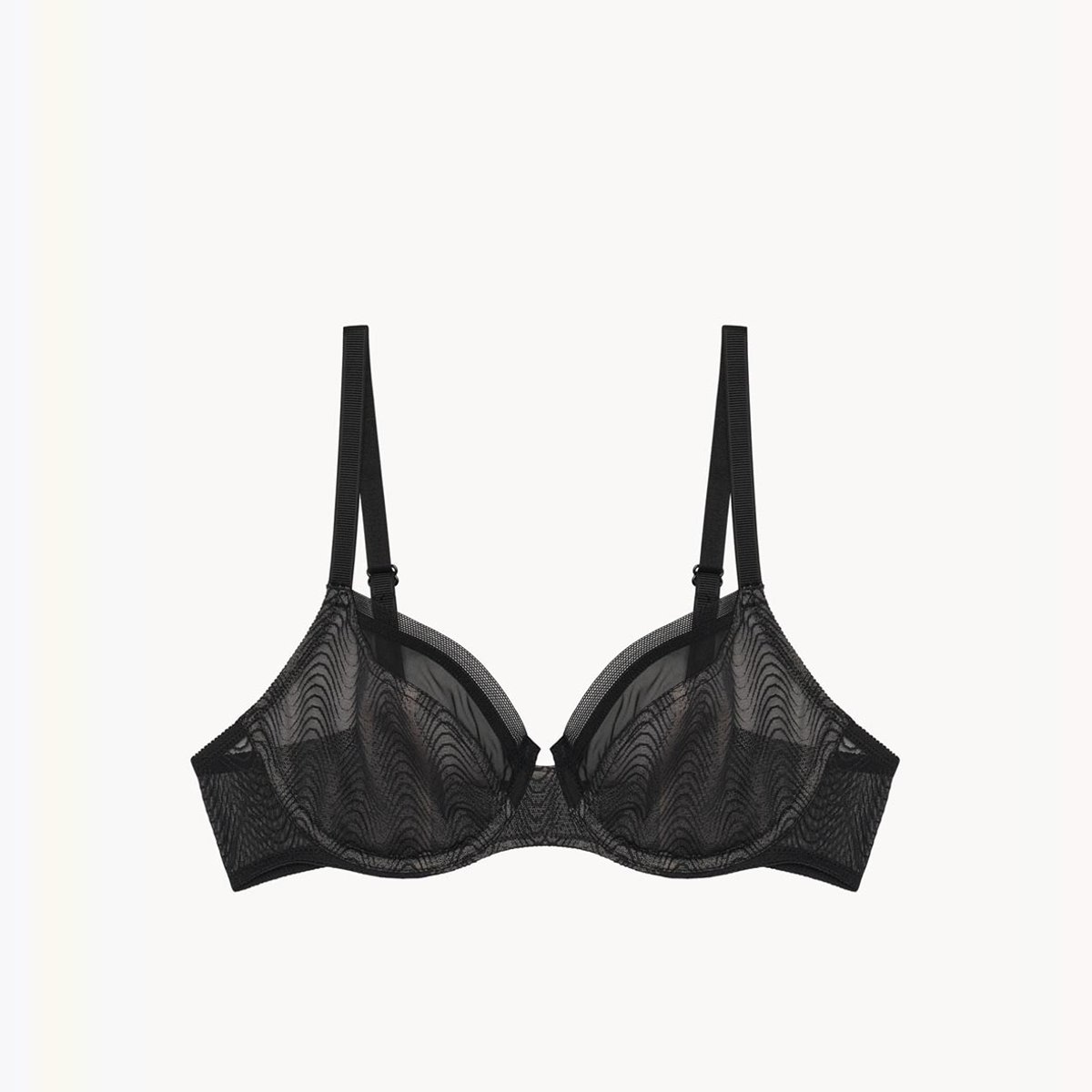 Soutien-gorge corbeille ROMANE noir, PASSIONATA