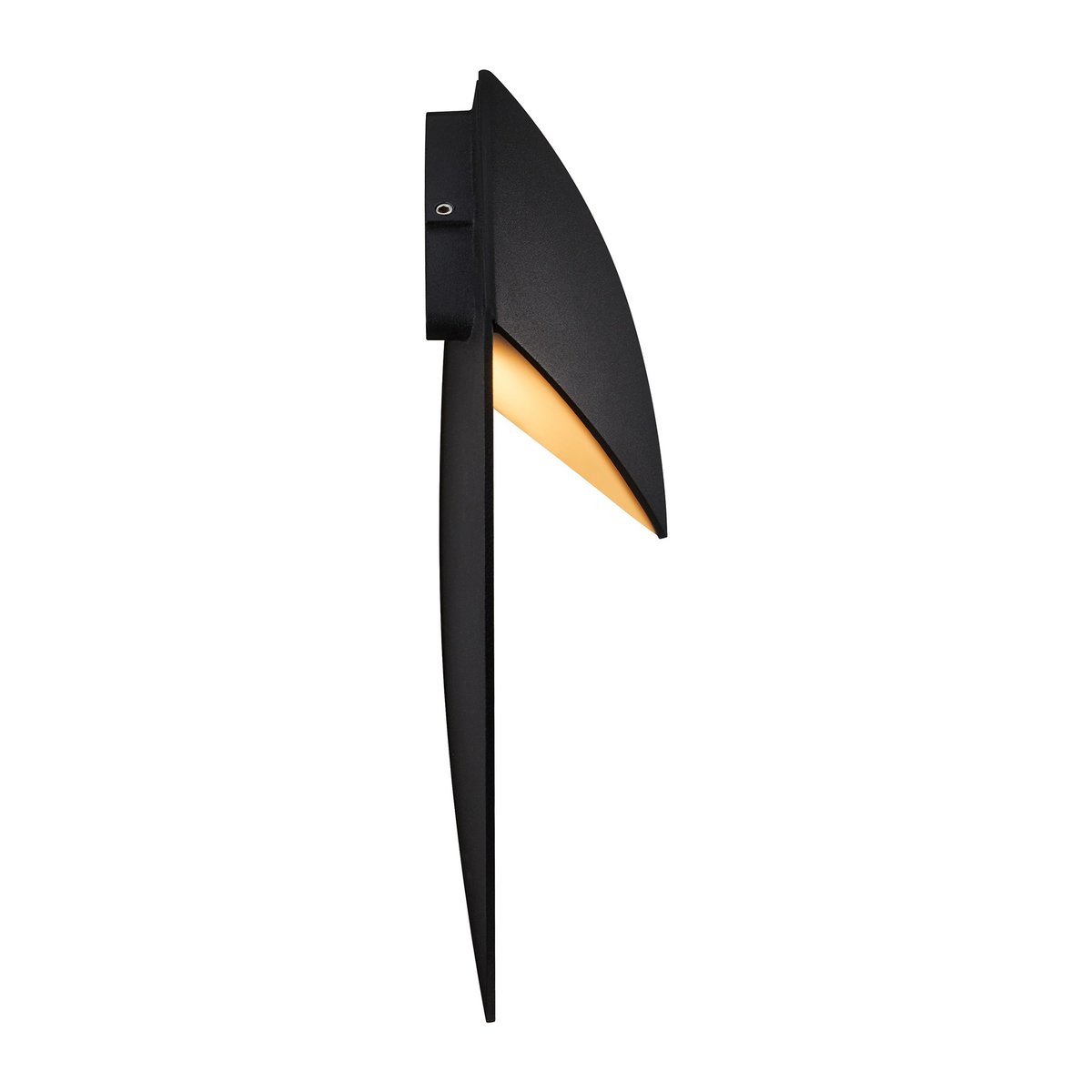 Applique murale extérieure adapté aux zones côtières en aluminium, VALOPIN noir, NORDLUX