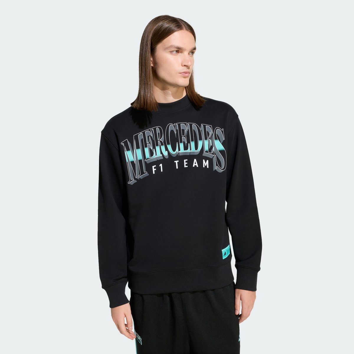 Haut Molleton Mercedes - Amg Petronas Formula One Team Las Vegas Hommes Haut Molleton Mercedes - Amg Petronas Formula One Team Las Vegas Hommes black / white, adidas Performance