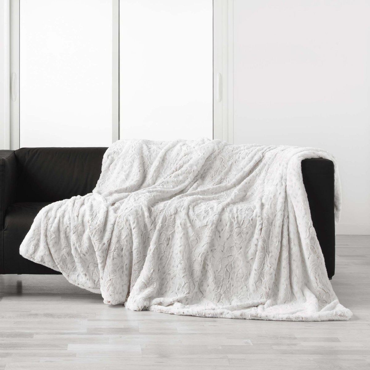 Plaid sherpa alaska blanc, DOUCEUR D'INTÉRIEUR