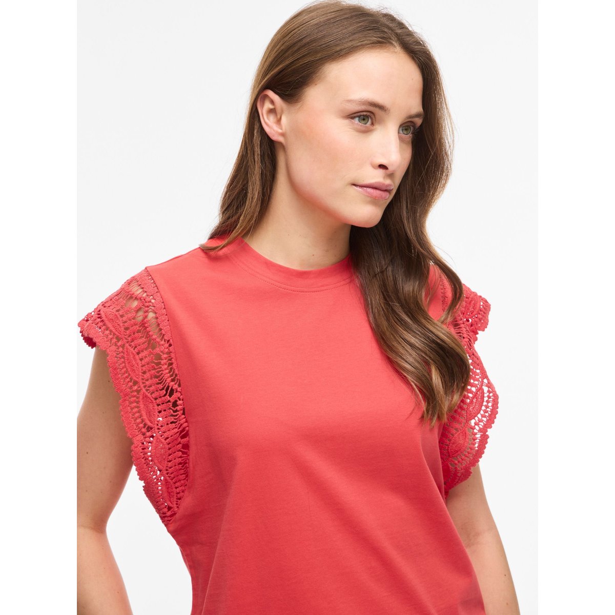 Top Sans Manches rouge - hibiscus1, VILA