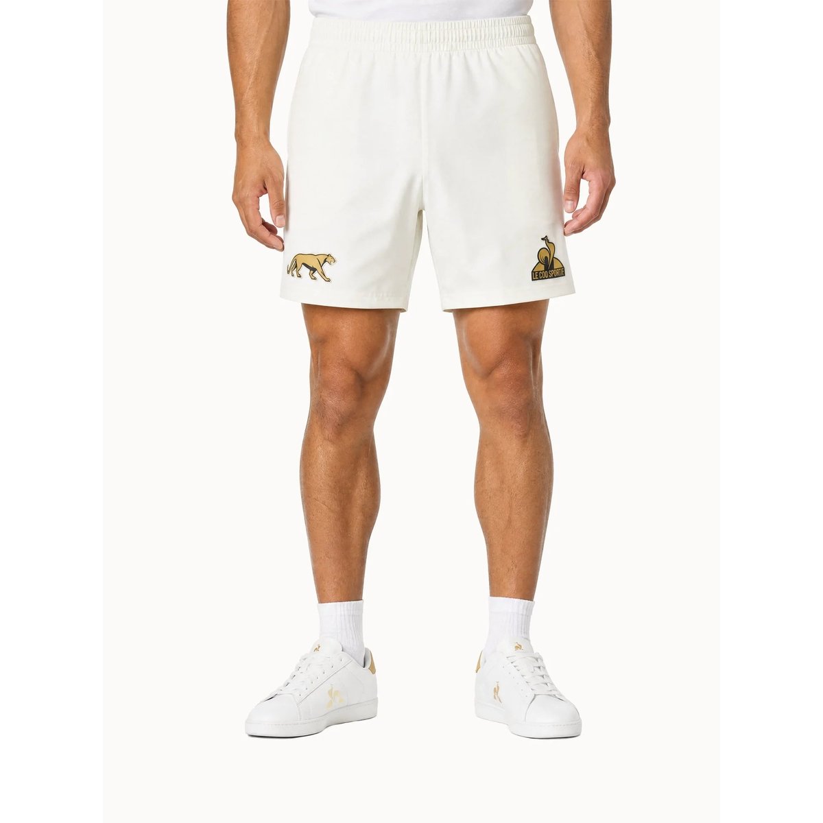 Short Los Pumas UAR new optical white, LE COQ SPORTIF