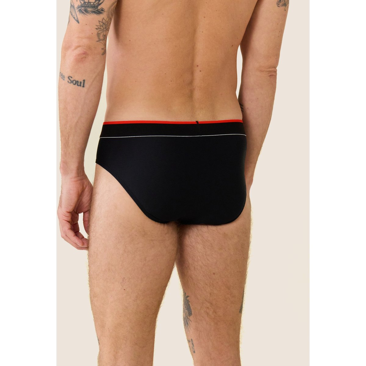 Slip de sport marine france rugby Gregoire noir, LE SLIP FRANCAIS