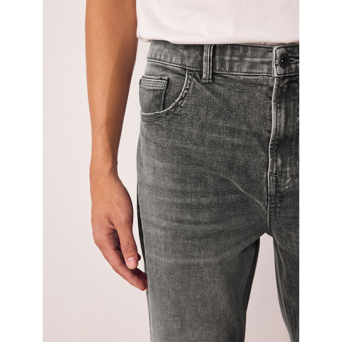 Jean authentique stretch gris, NEXT