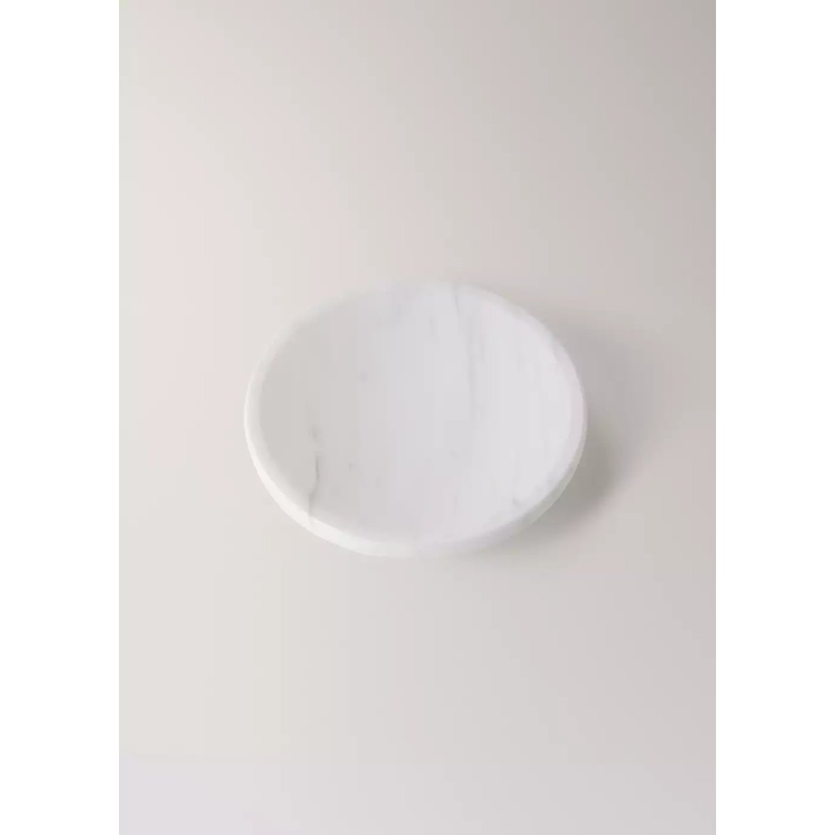 Porte-savon marbre uni blanc, MANGO HOME