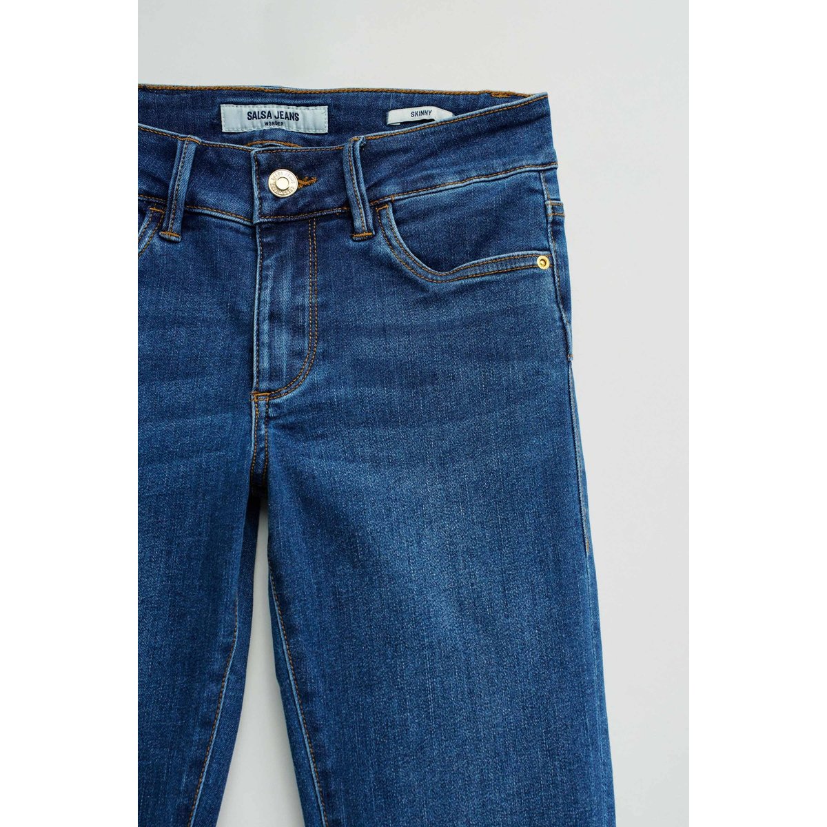 JEAN WONDER PUSH UP SKINNY bleu, SALSA JEANS